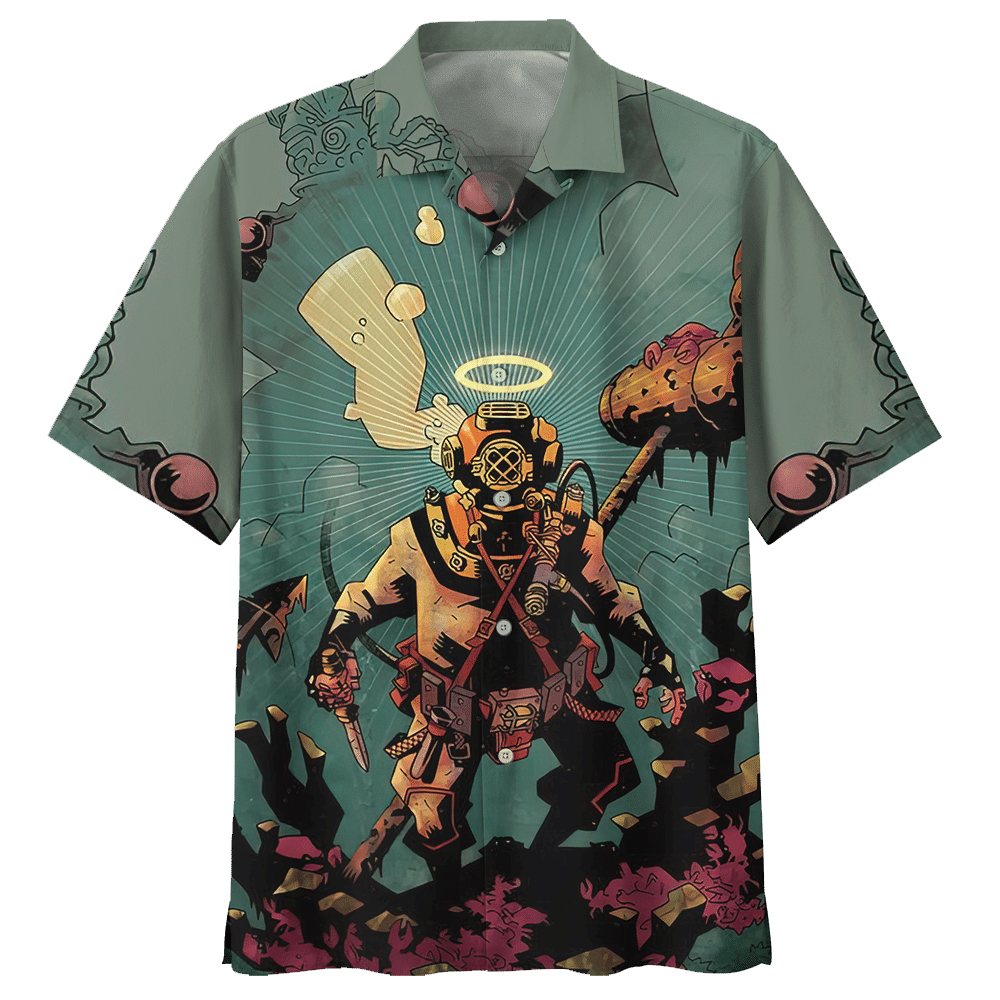 Scuba Diving  Blue Awesome Design Unisex Hawaiian Shirt For Men And Women Dhc17062791