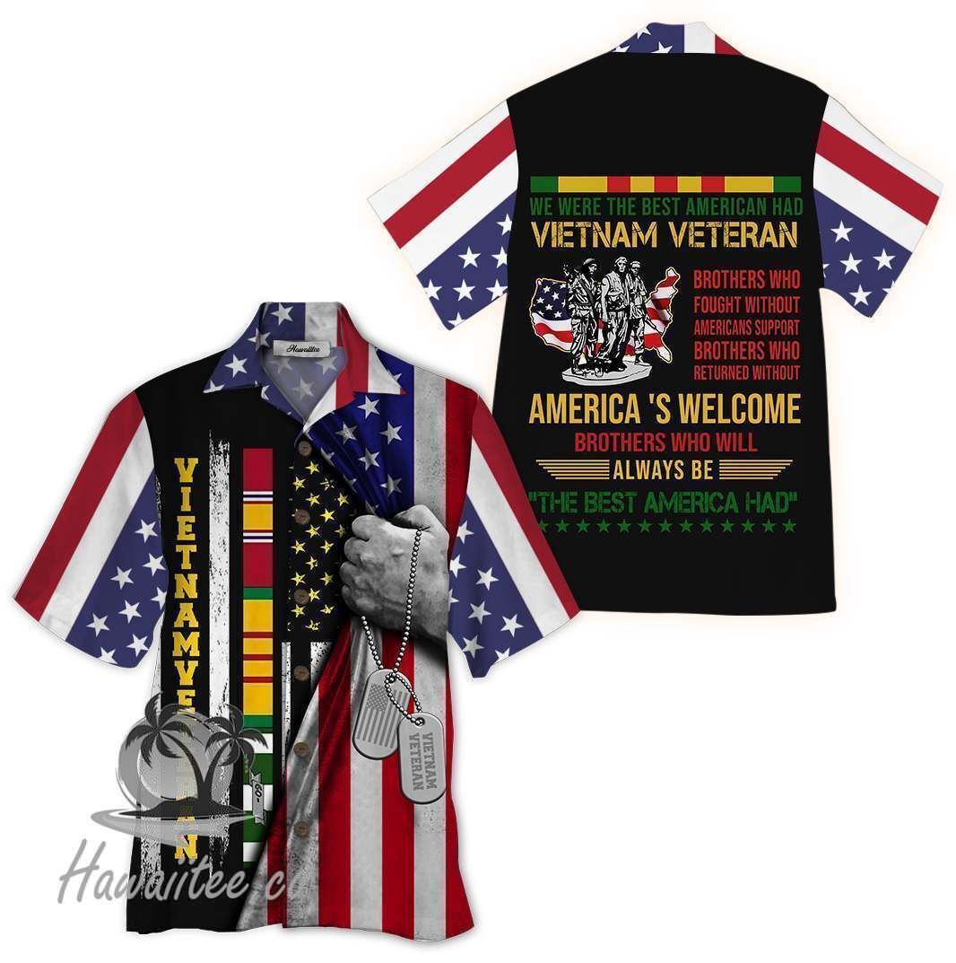 Viet Nam Veteran Colorful Amazing Design Unisex Hawaiian Shirt For Men And Women Dhc17062267