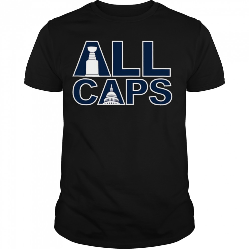 All Caps Hockey Washington Capitals shirt
