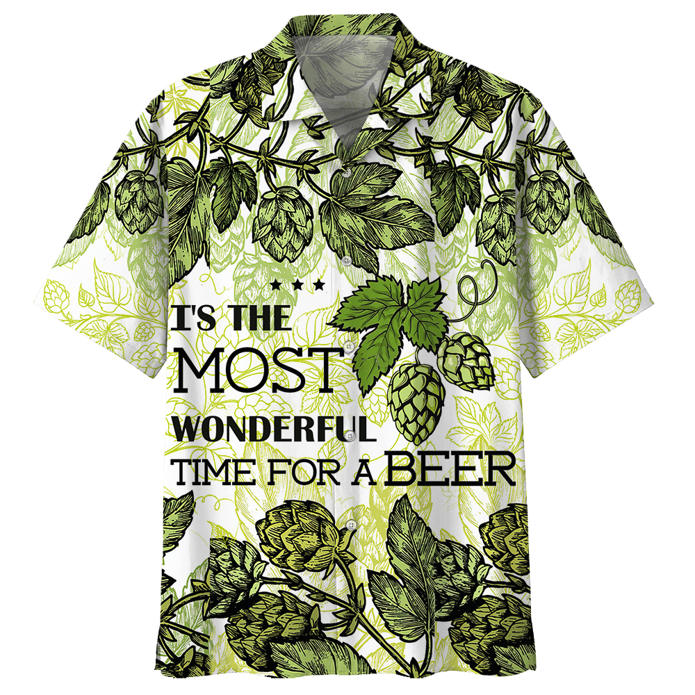 Beer Green High Quality Unisex Hawaiian Shirt For Men And Women Dhc17062633