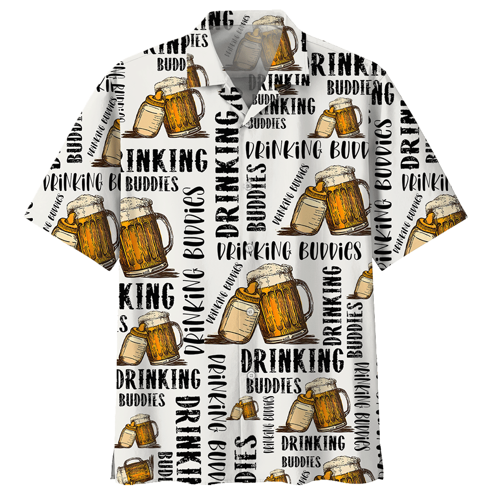 Beer White Unique Design Unisex Hawaiian Shirt For Men And Women Dhc17062621
