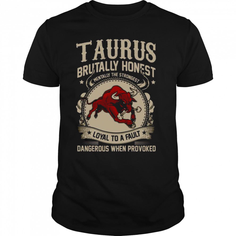 Bull Zodiac Design Vintage Taurus shirt
