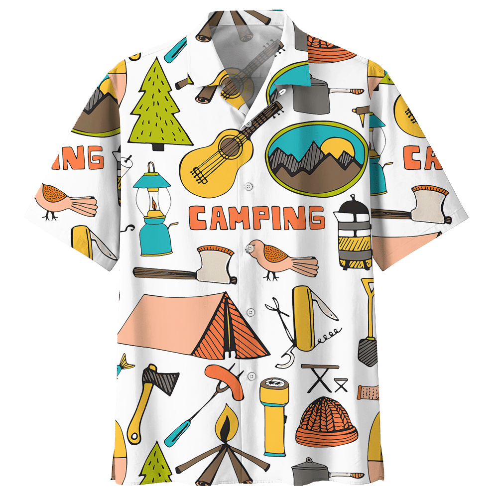 Camping White Nice Design Unisex Hawaiian Shirt For Men And Women Dhc17062862