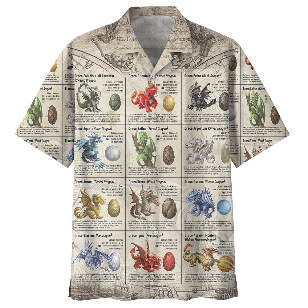 Dragon Gray Awesome Design Unisex Hawaiian Shirt For Men And Women Dhc17062899