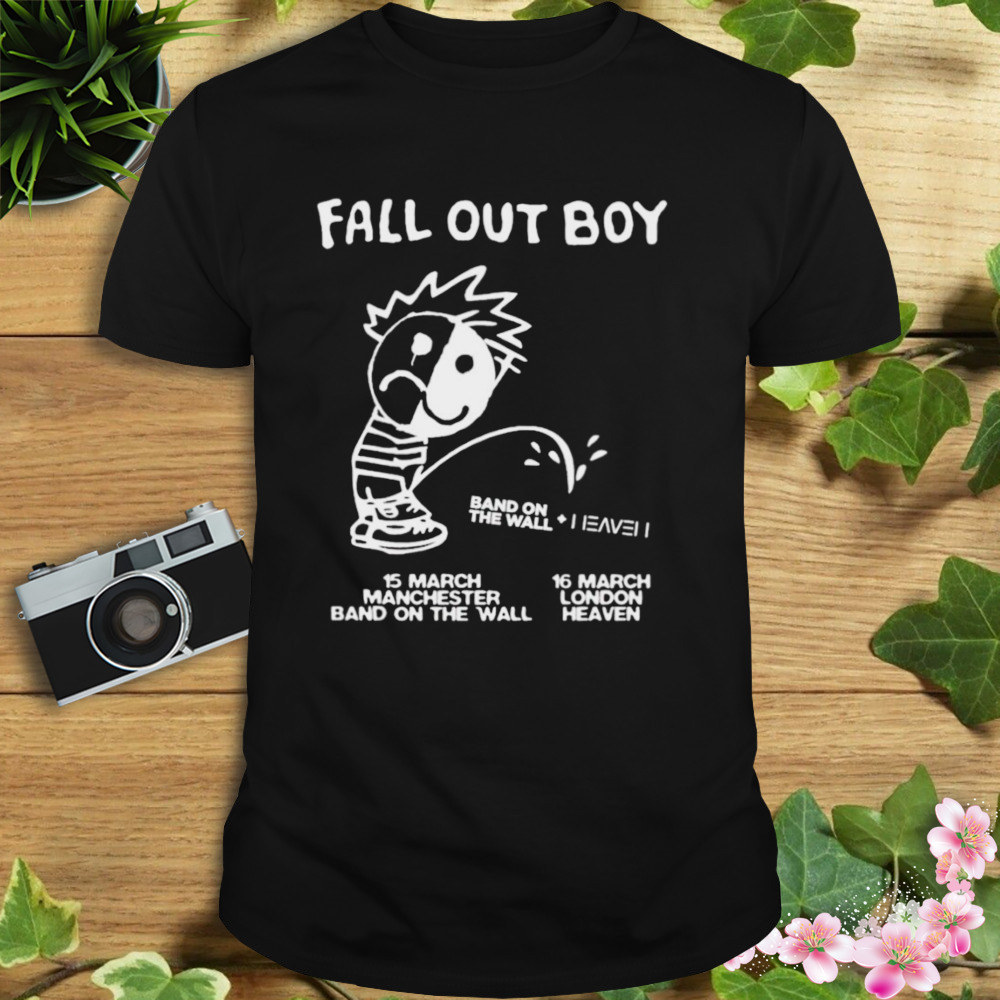 Fall out boy band on the wall shirt