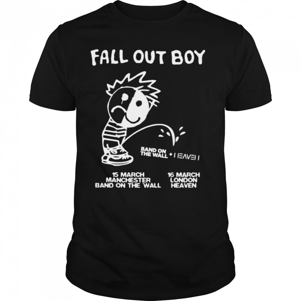 Fall out boy band on the wall shirt