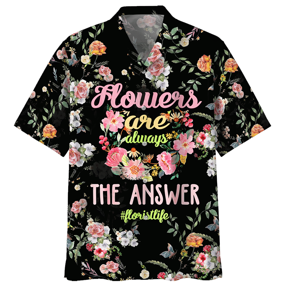 Florist  Black Awesome Design Unisex Hawaiian Shirt For Men And Women Dhc17062713