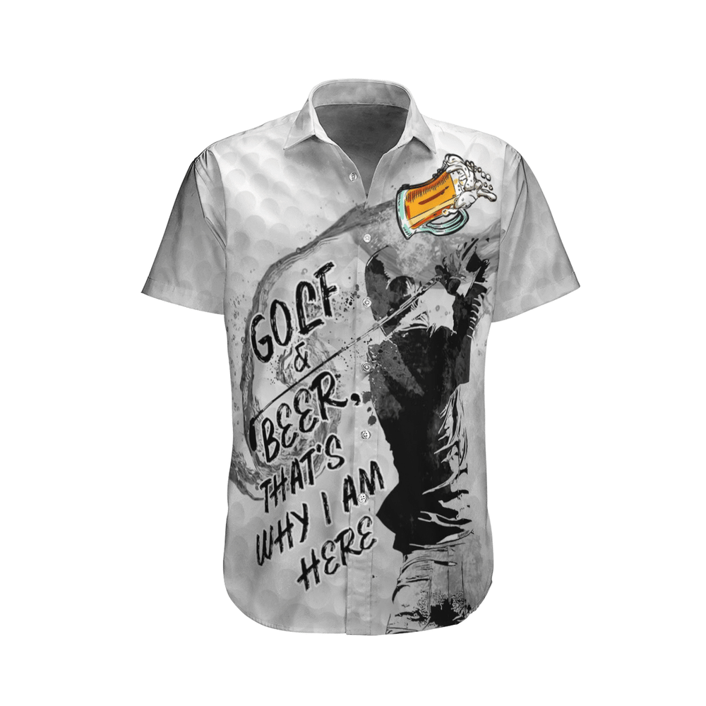 Golf White Nice Design Unisex Hawaiian Shirt For Men And Women Dhc17062597