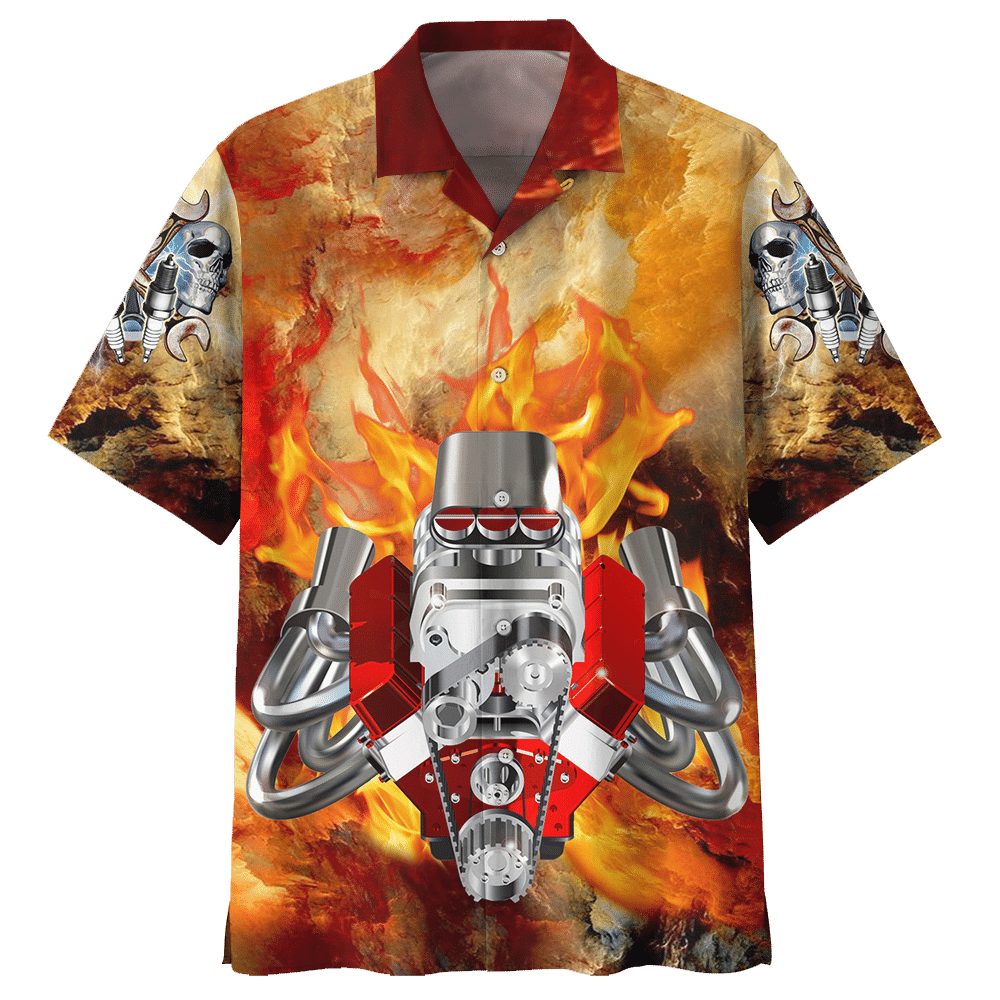 Hot Rod  Red Amazing Design Unisex Hawaiian Shirt For Men And Women Dhc17062651