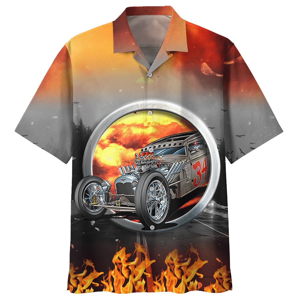 Hot Rod  Red Amazing Design Unisex Hawaiian Shirt For Men And Women Dhc17062740