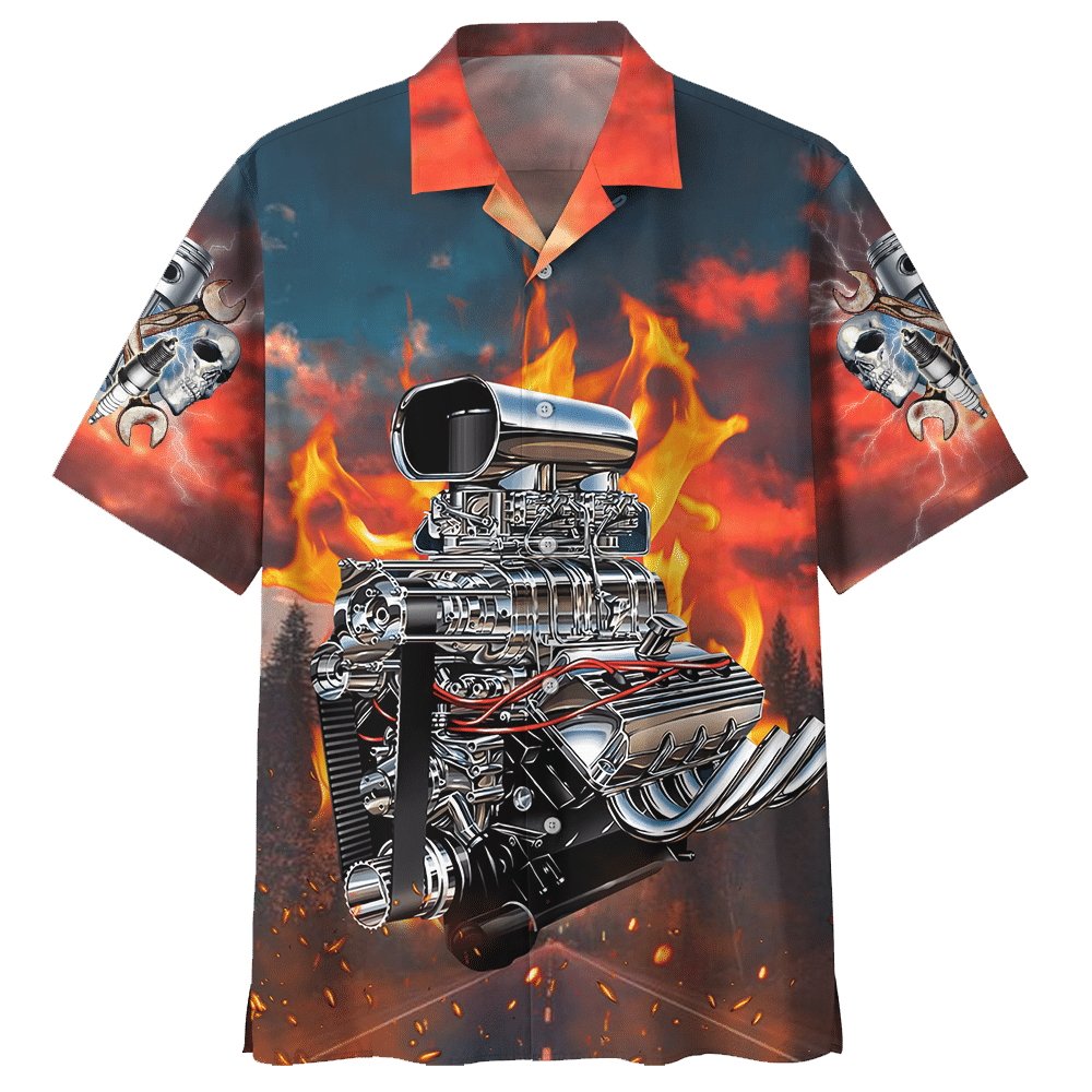 Hot Rod  Red Awesome Design Unisex Hawaiian Shirt For Men And Women Dhc17062654