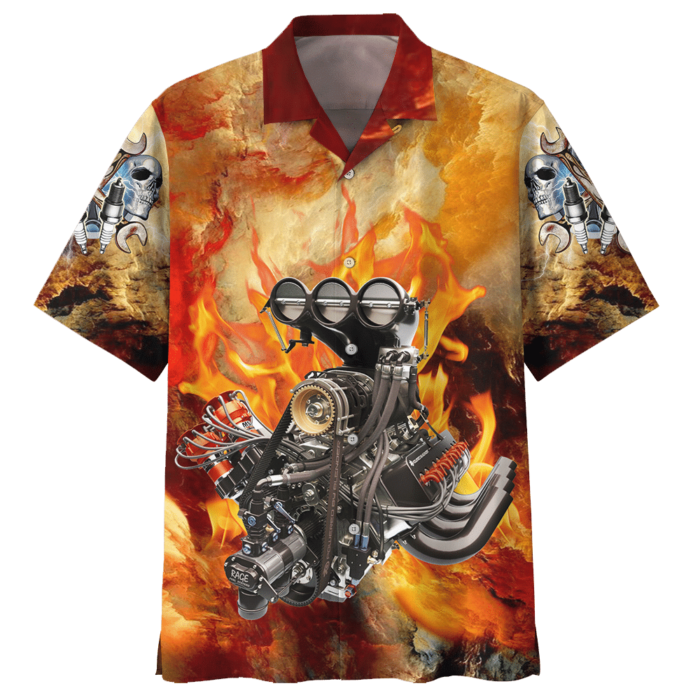 Hot Rod  Red Nice Design Unisex Hawaiian Shirt For Men And Women Dhc17062652