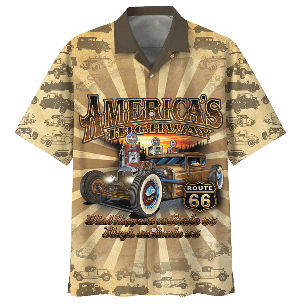 Hot Rod  Tan Nice Design Unisex Hawaiian Shirt For Men And Women Dhc17062746