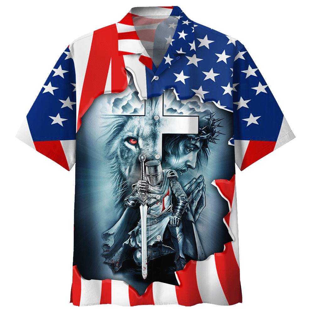 Knight Templar White Awesome Design Unisex Hawaiian Shirt For Men And Women Dhc17062894