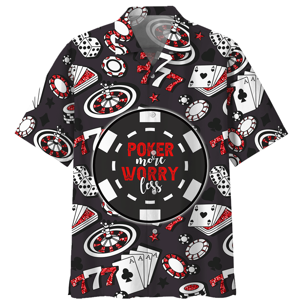 Poker  Black Awesome Design Unisex Hawaiian Shirt For Men And Women Dhc17062684
