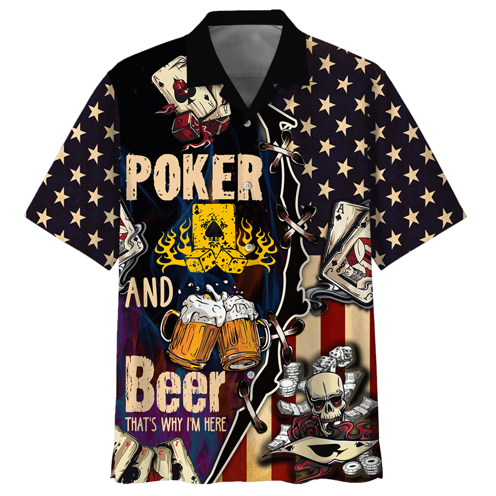 Poker Black Awesome Design Unisex Hawaiian Shirt For Men And Women Dhc17062786
