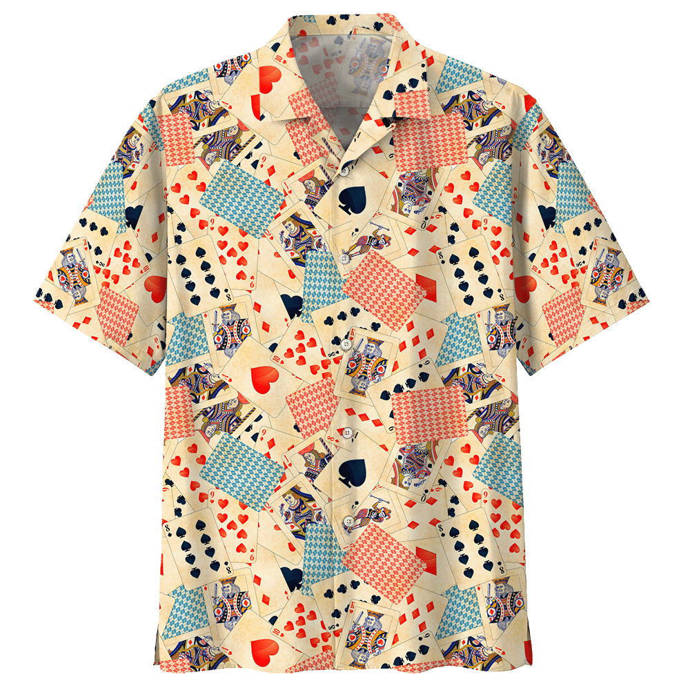 Poker Peach Amazing Design Unisex Hawaiian Shirt For Men And Women Dhc17062846