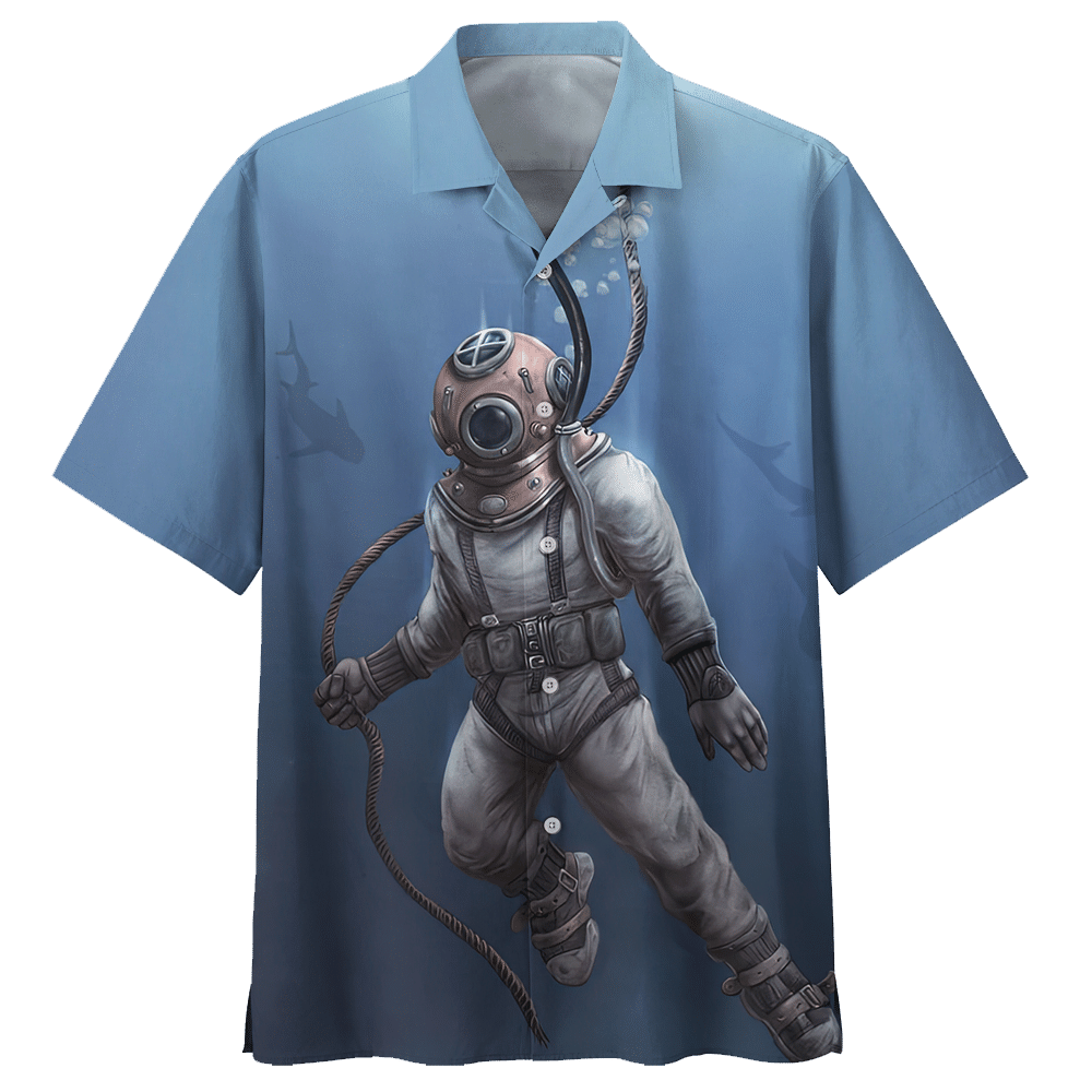Scuba Diving  Blue Amazing Design Unisex Hawaiian Shirt For Men And Women Dhc17062788