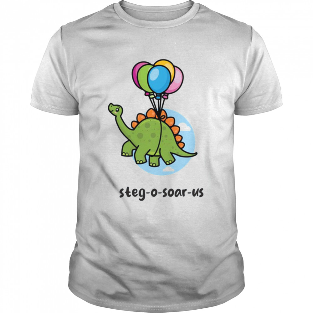 Steg O Soar Us On Light Colors Dinosaur shirt