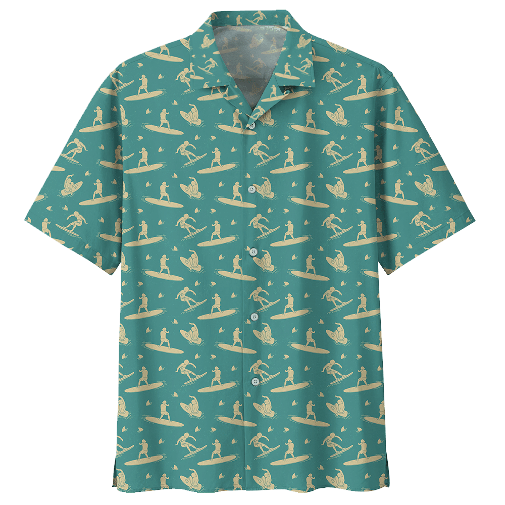 Surfing  Blue Nice Design Unisex Hawaiian Shirt For Men And Women Dhc17062572