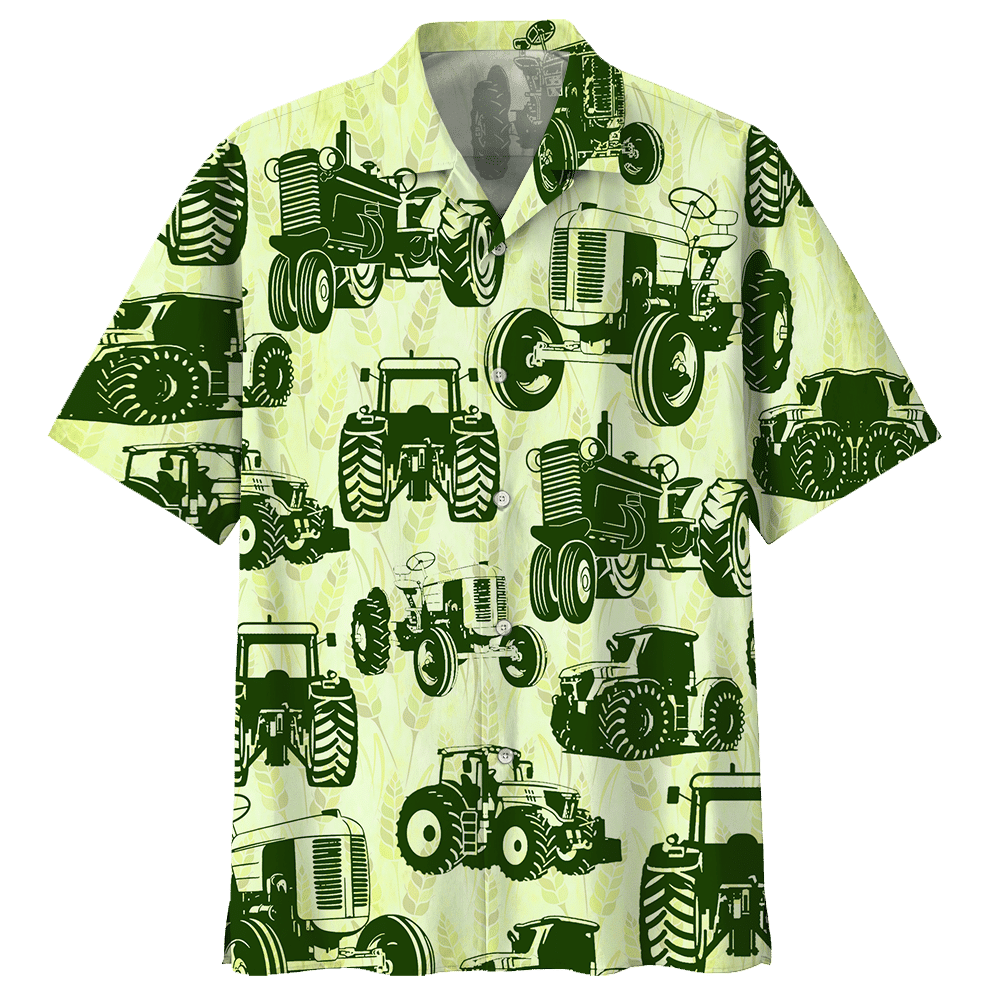 Tractor Green Unique Design Unisex Hawaiian Shirt For Men And Women Dhc17062958