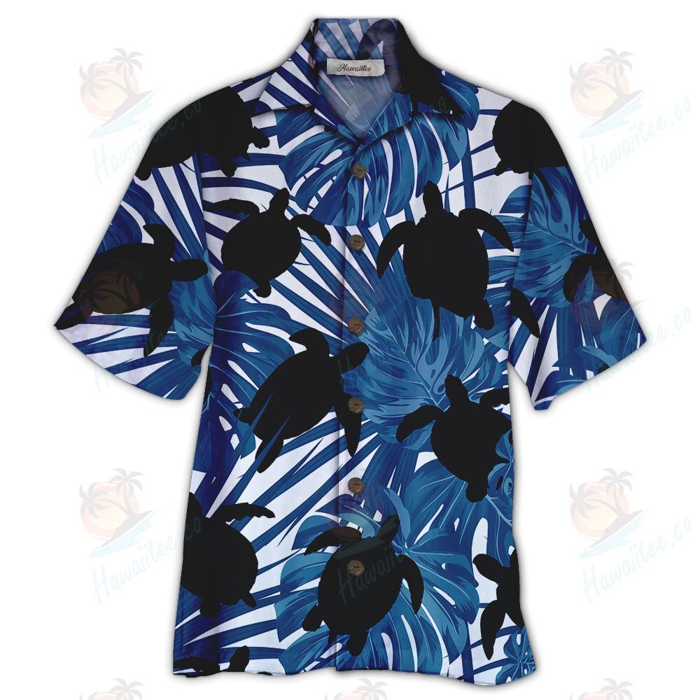 Turtle Blue Unique Design Unisex Hawaiian Shirt For Men And Women Dhc17062306