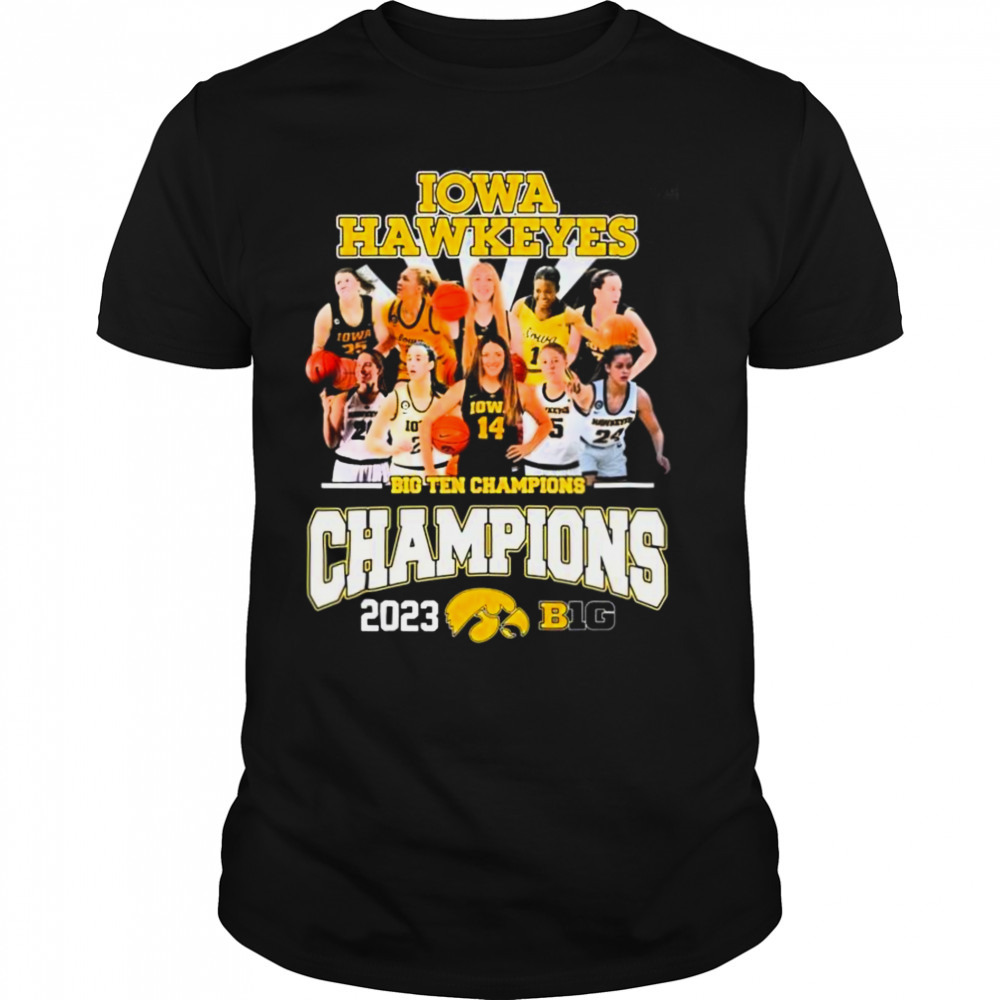 Iowa Hawkeyes Big Ten Champions 2023 Shirt