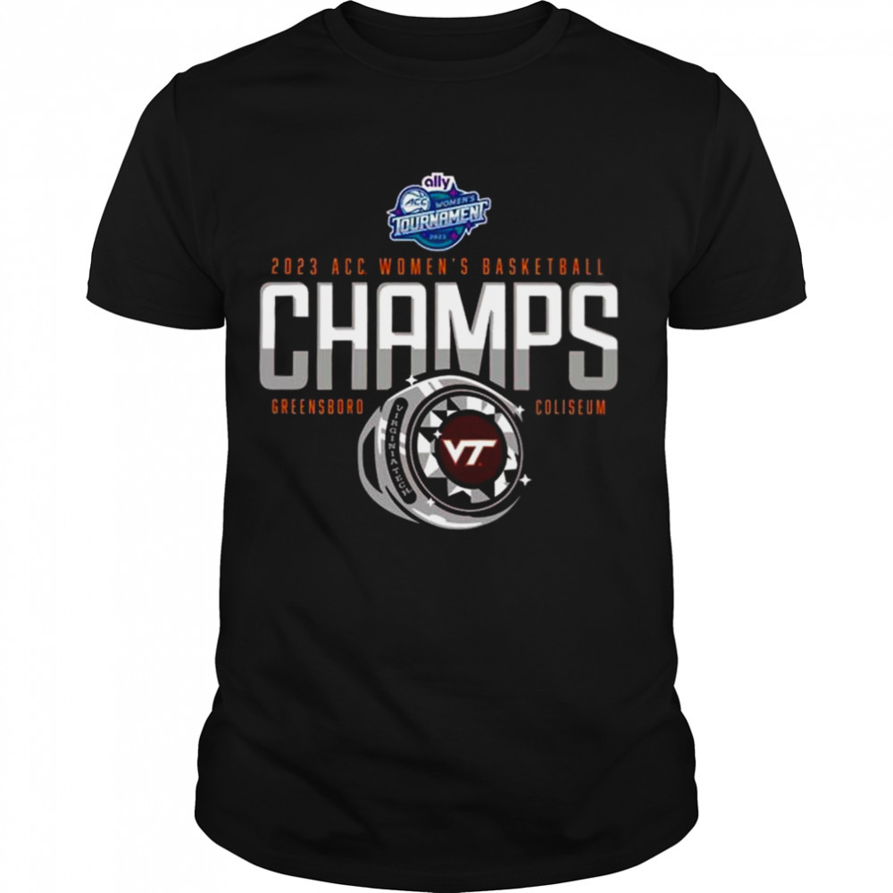 Maroon Virginia Tech Hokies 2023 ACC Women’s Basketball Conference Tournament Champions Locker Room Shirt