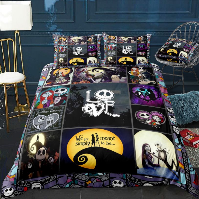 Nightmare Before Christmas Love Bedding Set