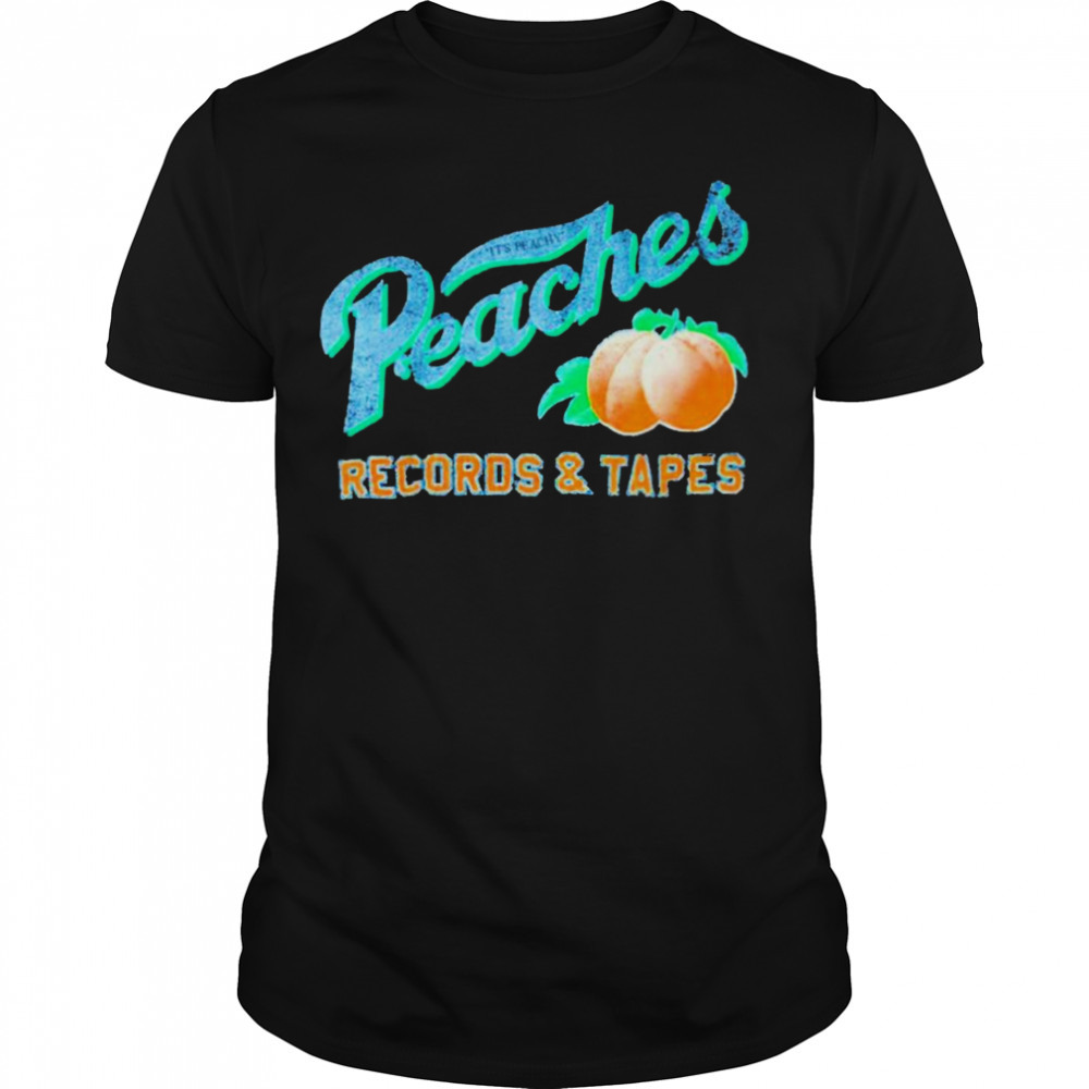 Peaches records and tapes T-shirt