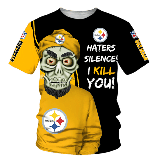 Pittsburgh Steelers T-shirt Cute Death gift for men - Trend Tee