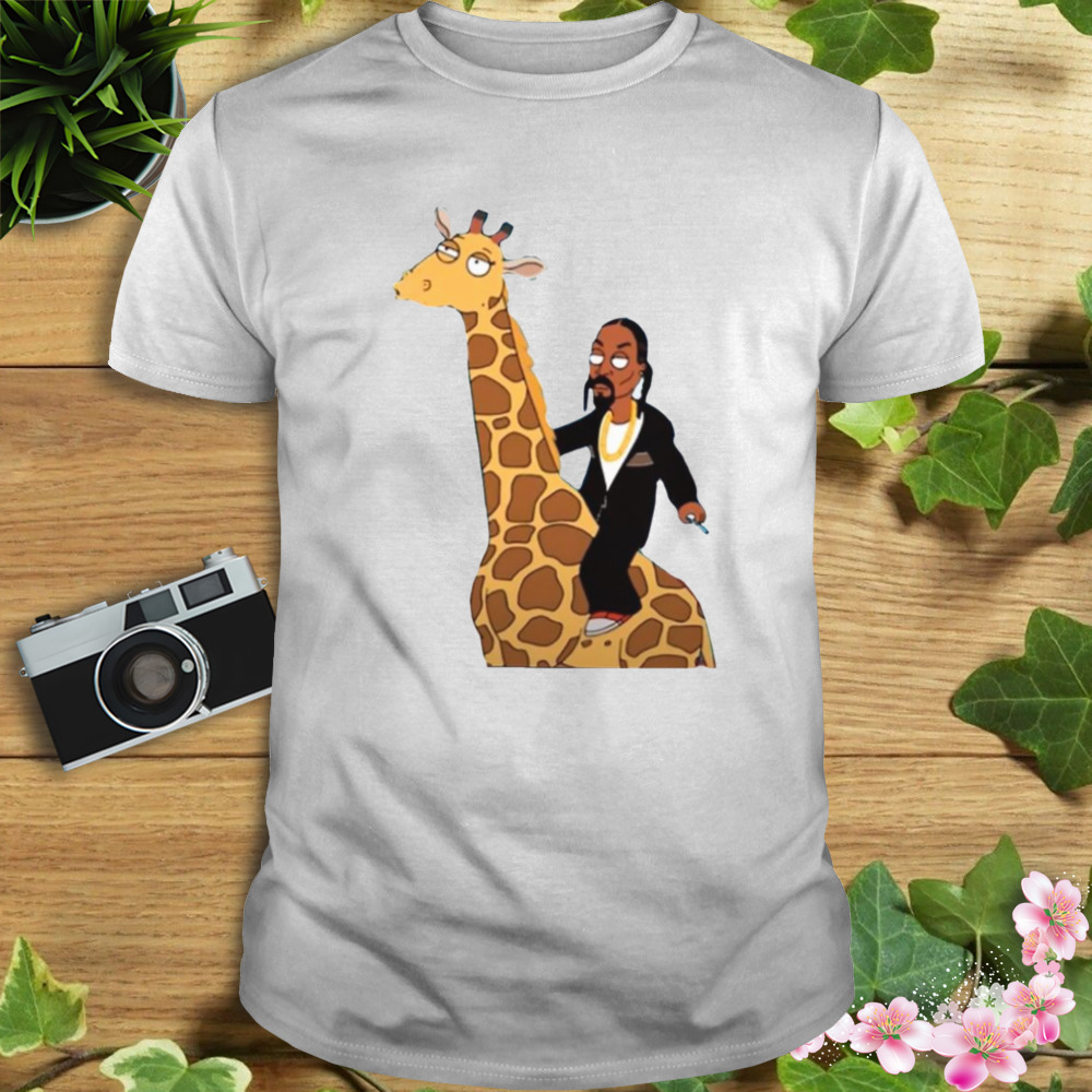 Snooop And Giraffe Cartoon King Of The Hill shirt