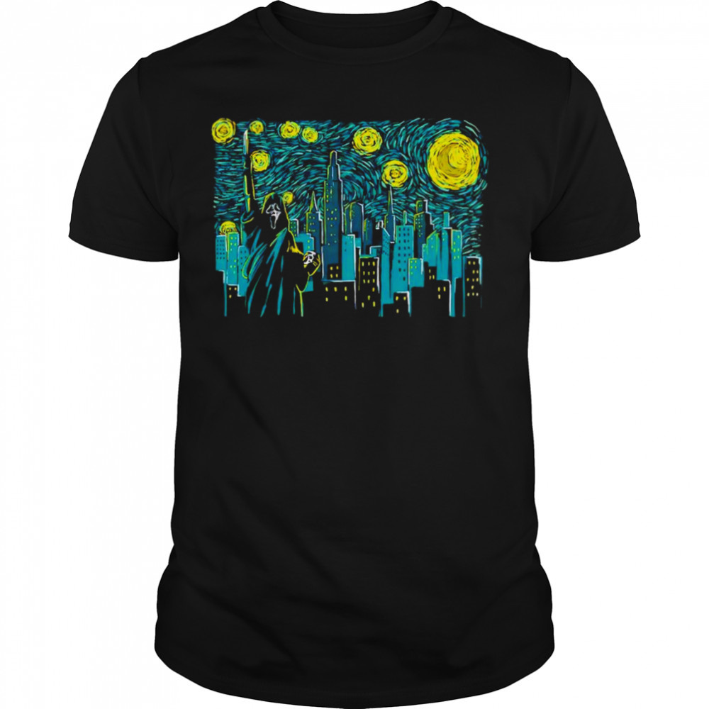 Starry scream ghostface shirt