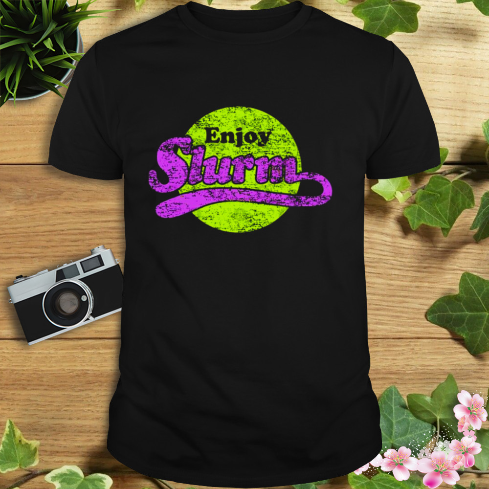 Try Slurm Distressed Design The Futurama shirt