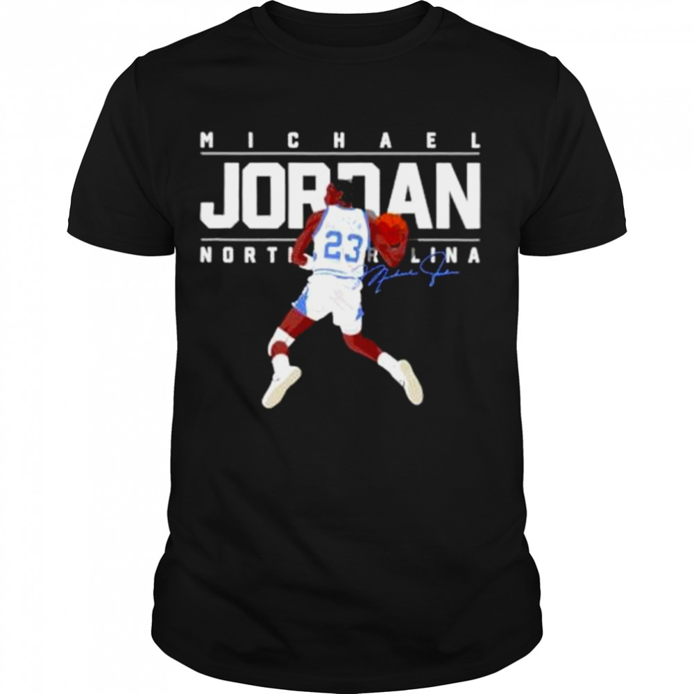 michael Jordan UNC basketball signature shirt