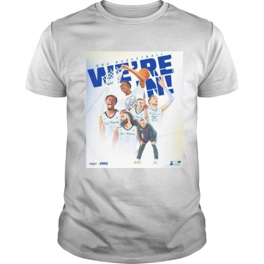 oral Roberts Golden Eagles men’s basketball we’re in shirt