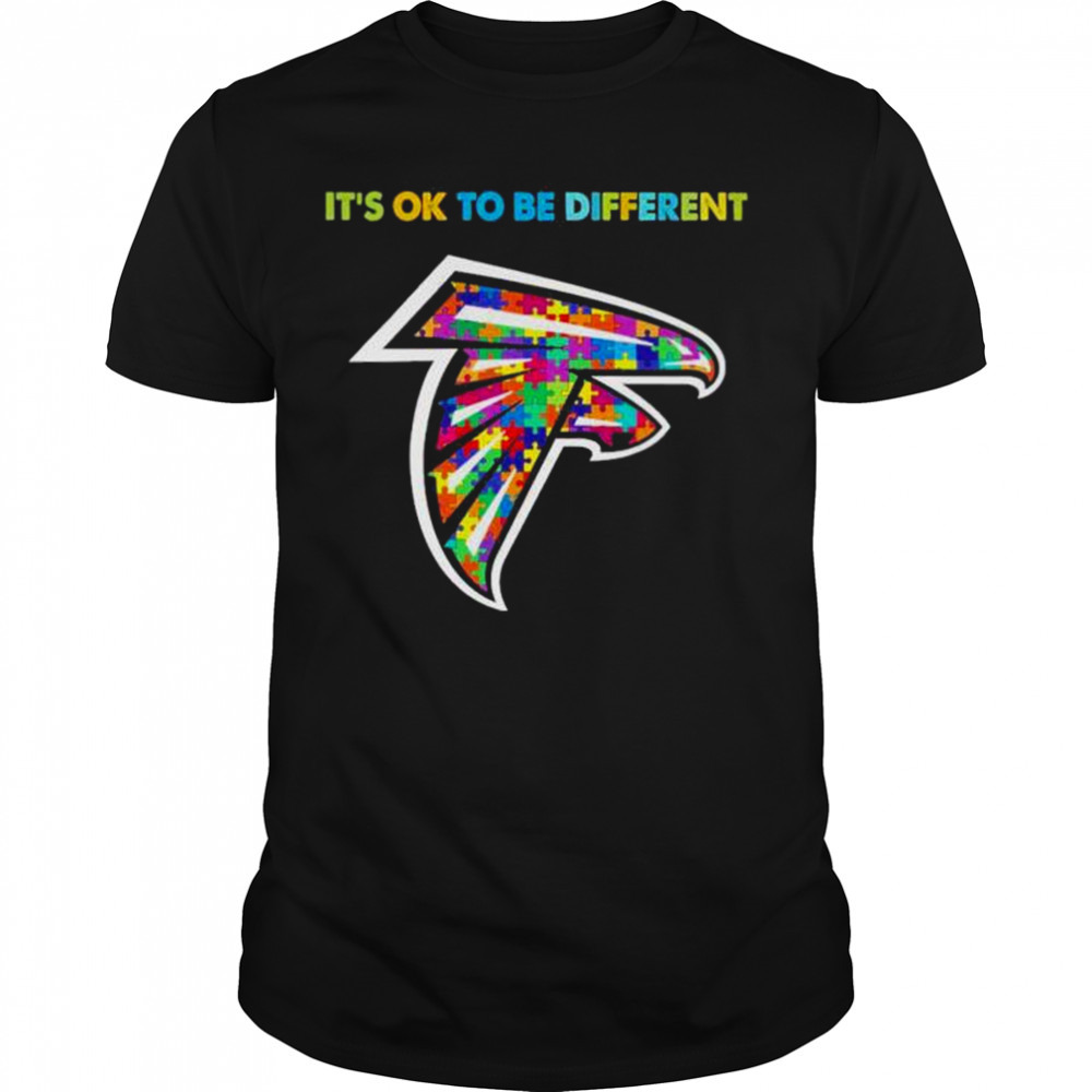 2023 Atlanta Falcons Autism It’s ok to be different shirt