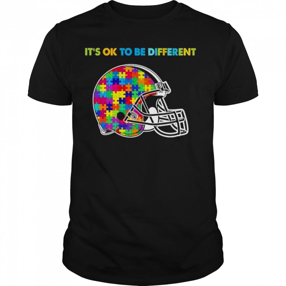 2023 Cleveland Browns Autism It’s ok to be different shirt