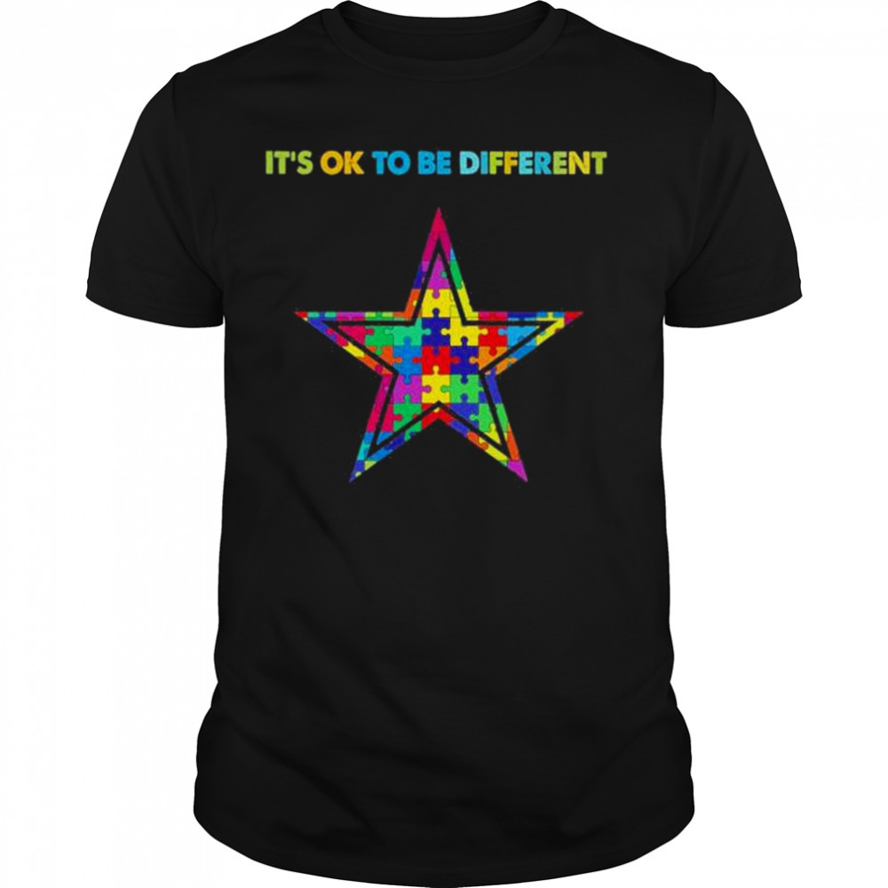 2023 Dallas Cowboys Autism It’s ok to be different shirt