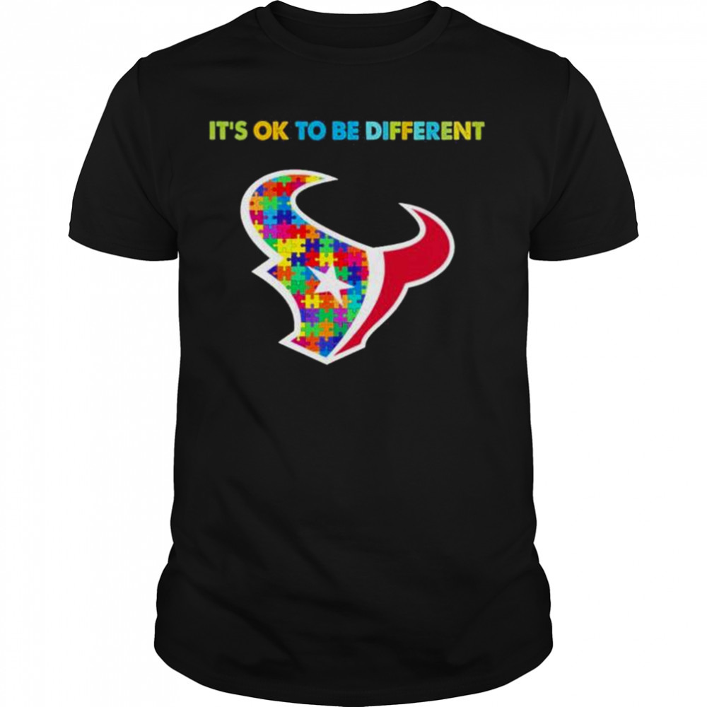 2023 Houston Texans Autism It’s ok to be different shirt