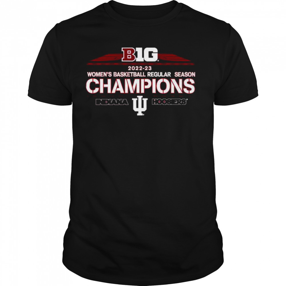 2023 Indiana Women’s Basketball B1G Regular Season Champions T-Shirt