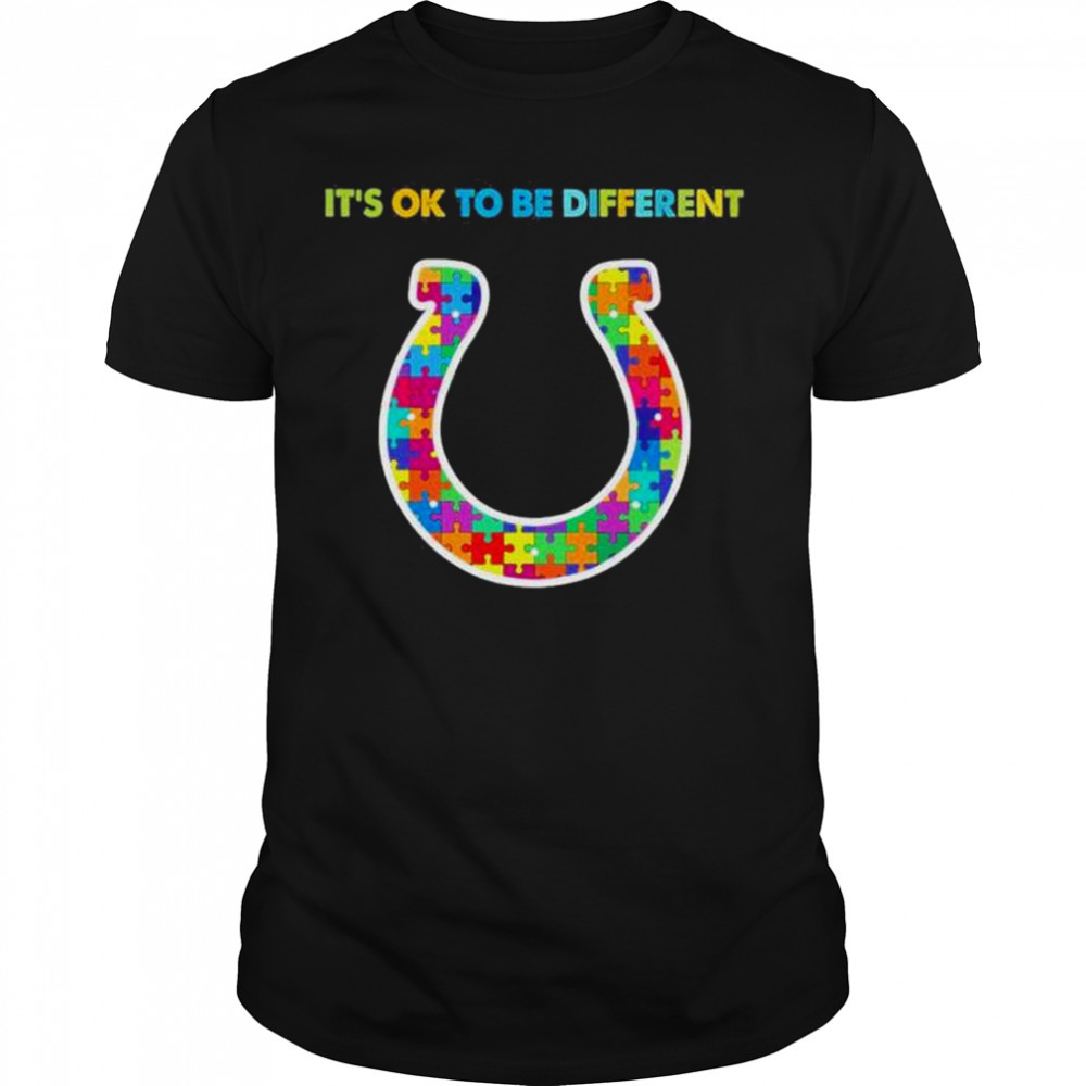 2023 Indianapolis Colts Autism It’s ok to be different shirt