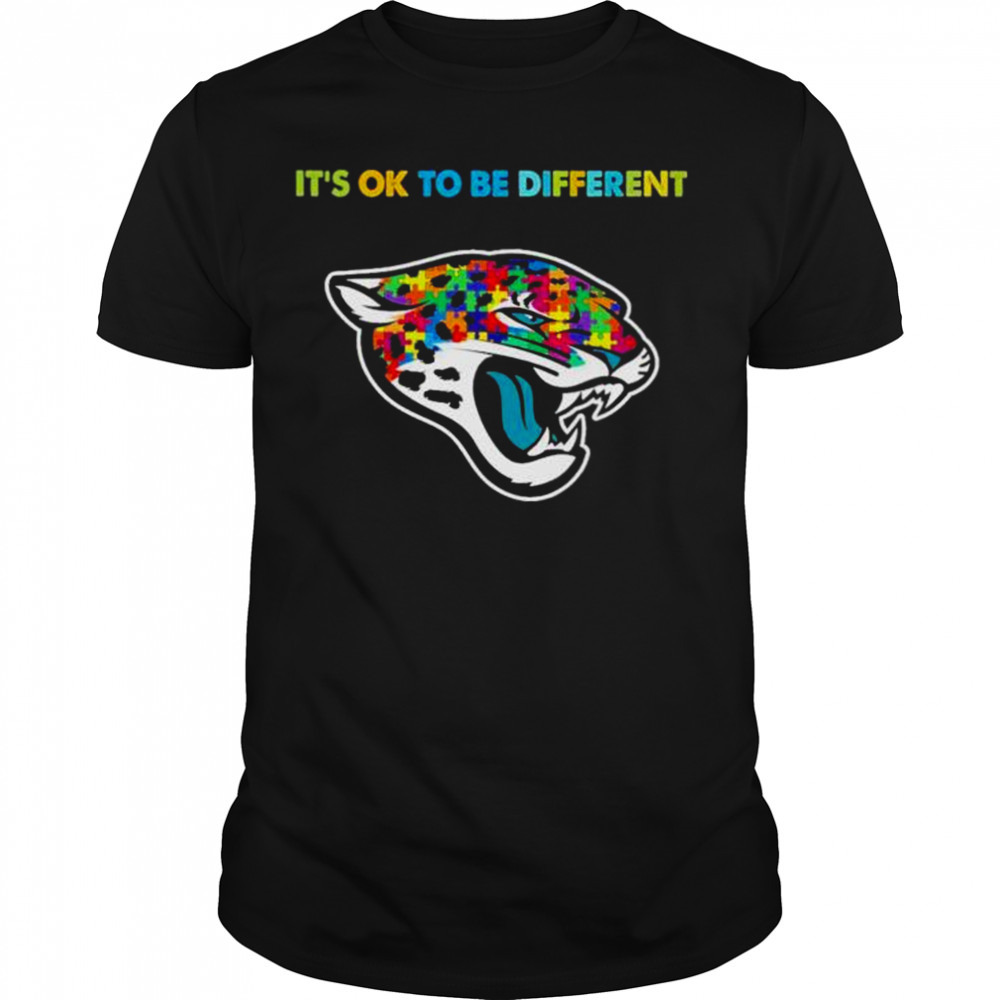 2023 Jacksonville Jaguars Autism It’s ok to be different shirt