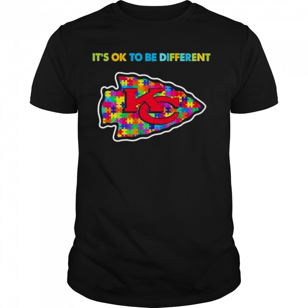 2023 Kansas City Chiefs Autism It’s ok to be different shirt