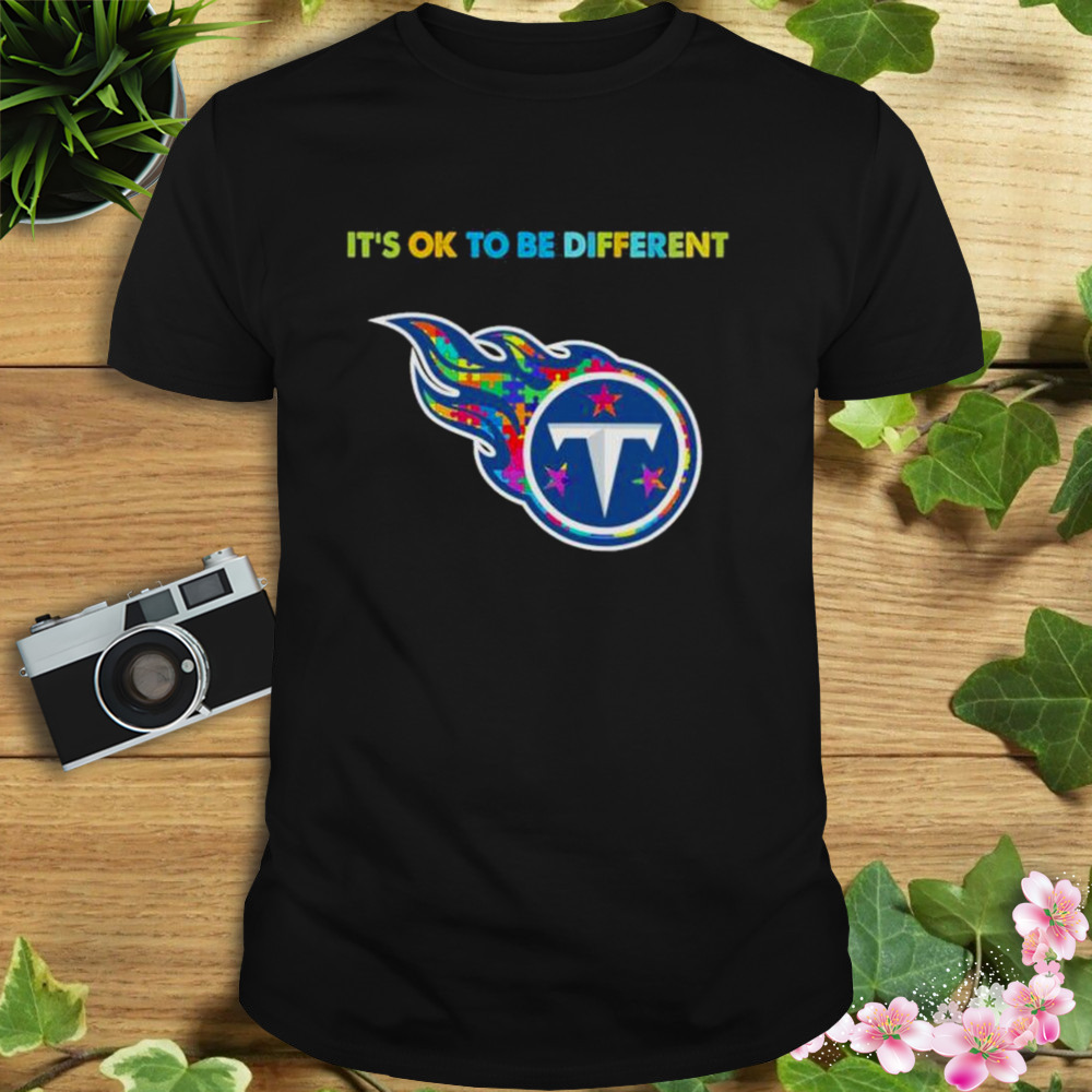 2023 Tennessee Titans Autism It’s ok to be different shirt