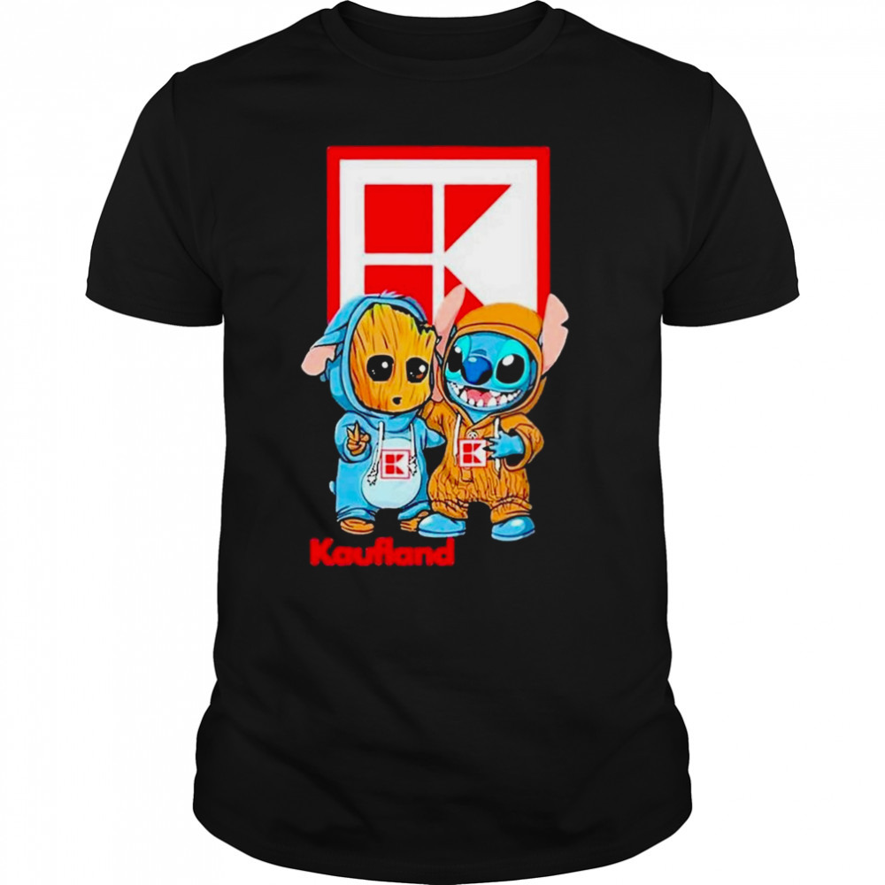 Baby groot and baby stitch kaufland shirt