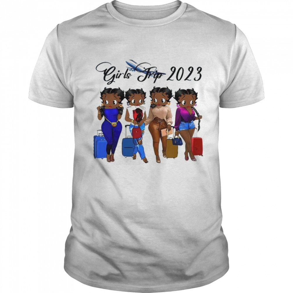 Black Betty Boop Girls Trip 2023 Shirt