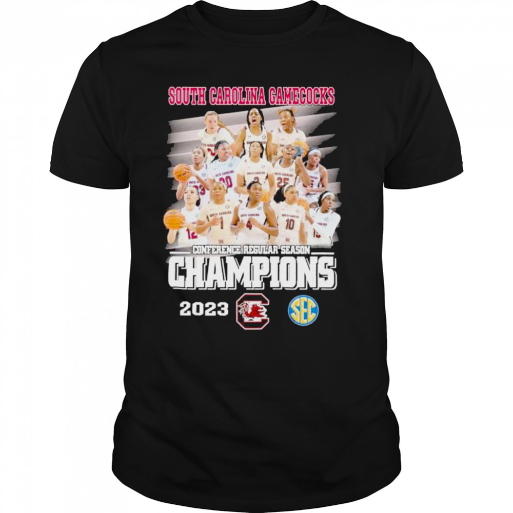 Gamecock women’s 2023 conference regular season shirt