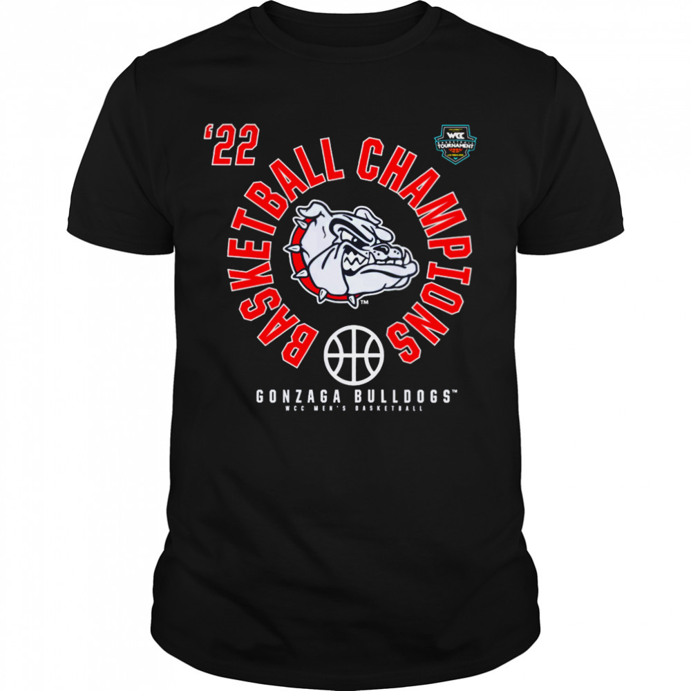 Men’s Gonzaga Bulldogs 2023 WCC Men’s Basketball Conference Tournament Champions T-Shirt