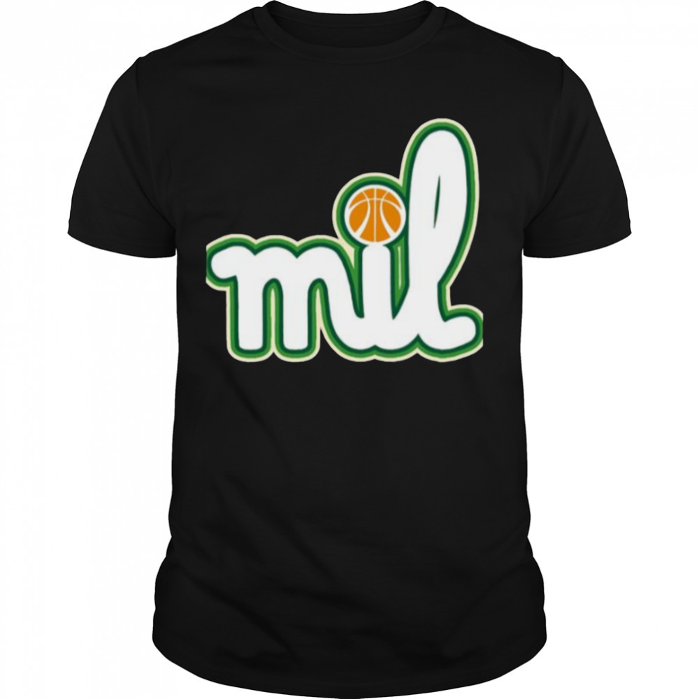 Mil Ilwaukee Retro Milwaukee Bucks Basketball shirt